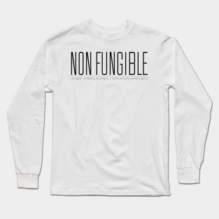 Non Fungible – BLACK Long Sleeve T-Shirt